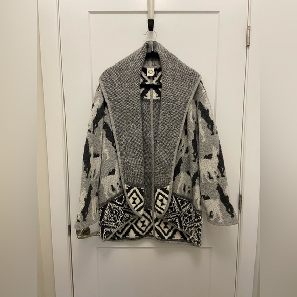 Anthropologie Hooded Llama Cardigan by Akemi + Kin (X-Small) - Picture 5 of 12